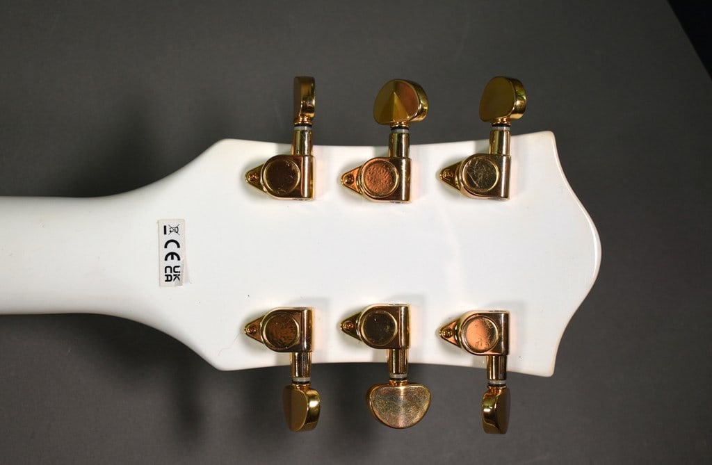 2021 Gretsch G2627TG Streamliner Center Block Electric Guitar, White w/ Gold Hardware, BigsbyB70 - 10