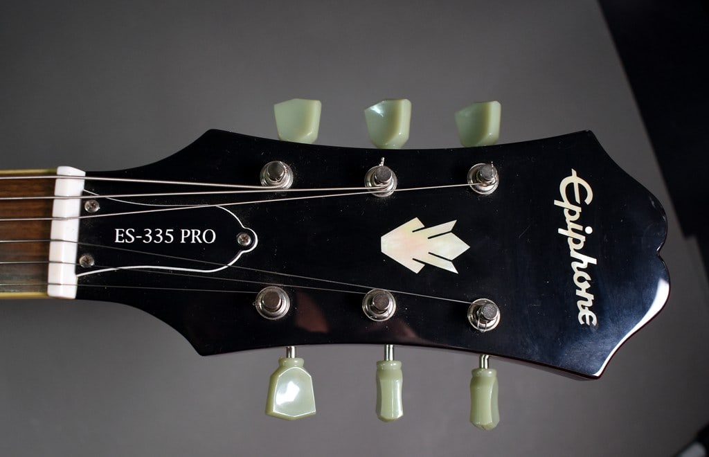 2019 Epiphone Limited Edition ES-335 PRO in Cherry Finish with Gator Gig Bag - 12