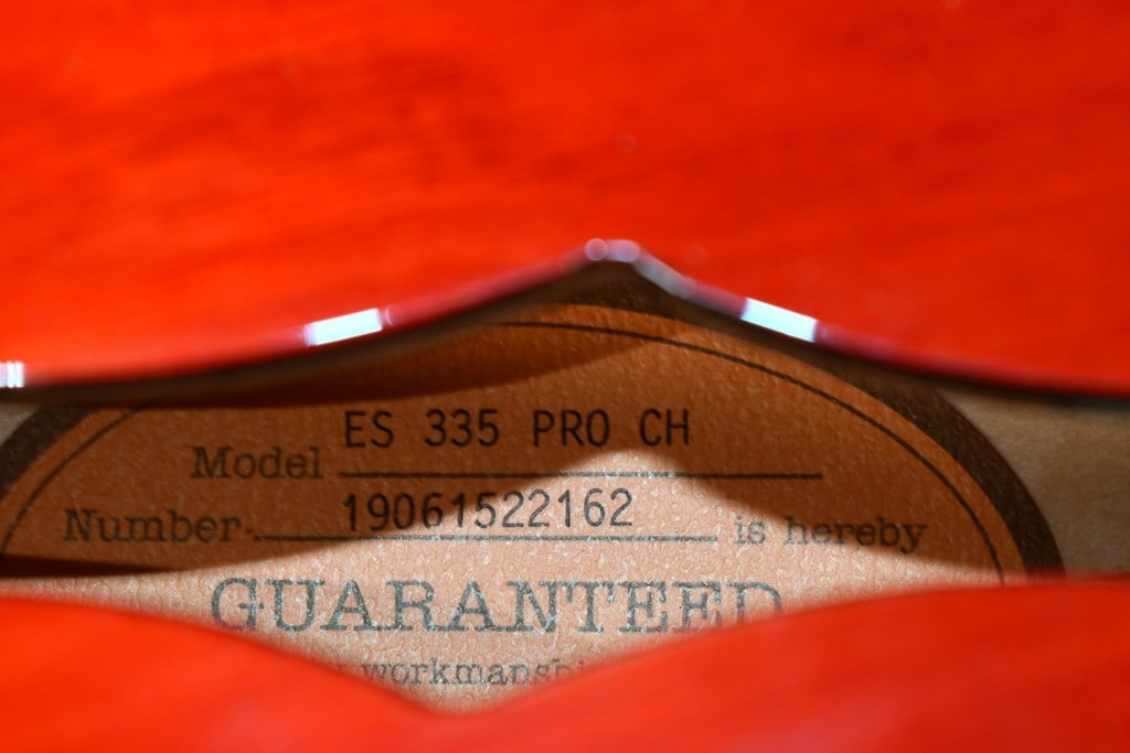 2019 Epiphone Limited Edition ES-335 PRO in Cherry Finish with Gator Gig Bag - 15