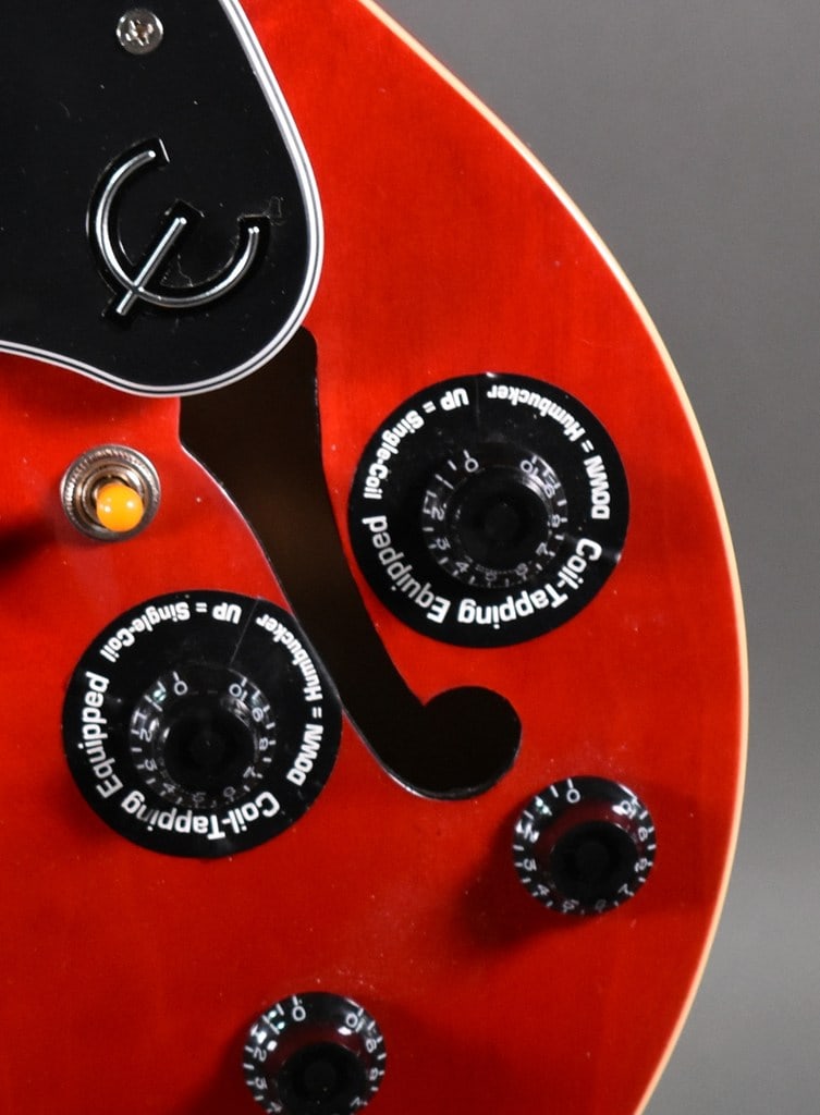 2019 Epiphone Limited Edition ES-335 PRO in Cherry Finish with Gator Gig Bag - 4