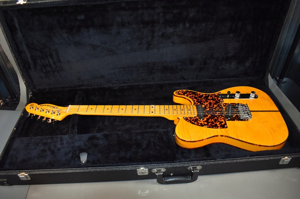 HS Andersen "Mad Cat" Reissue Guitar, Washburn Hard Case - 13