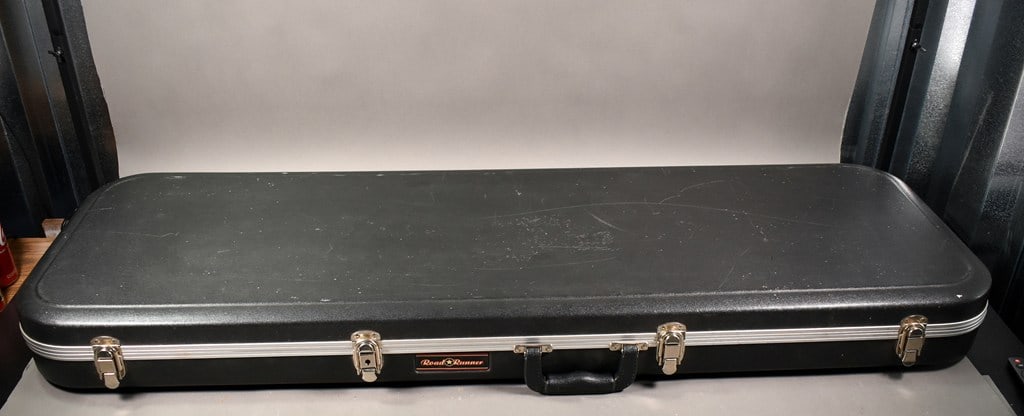 1987–1988 “E-Series" Squier by Fender Jazz Bass Guitar in Black Finish with Hard Case - 16