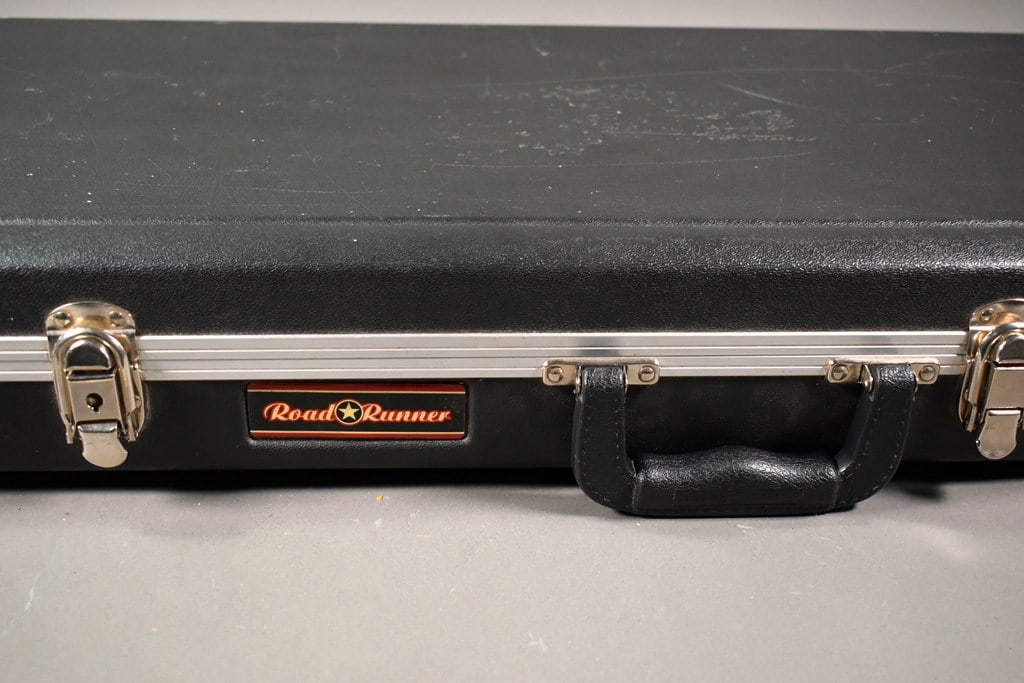 1987–1988 “E-Series" Squier by Fender Jazz Bass Guitar in Black Finish with Hard Case - 17