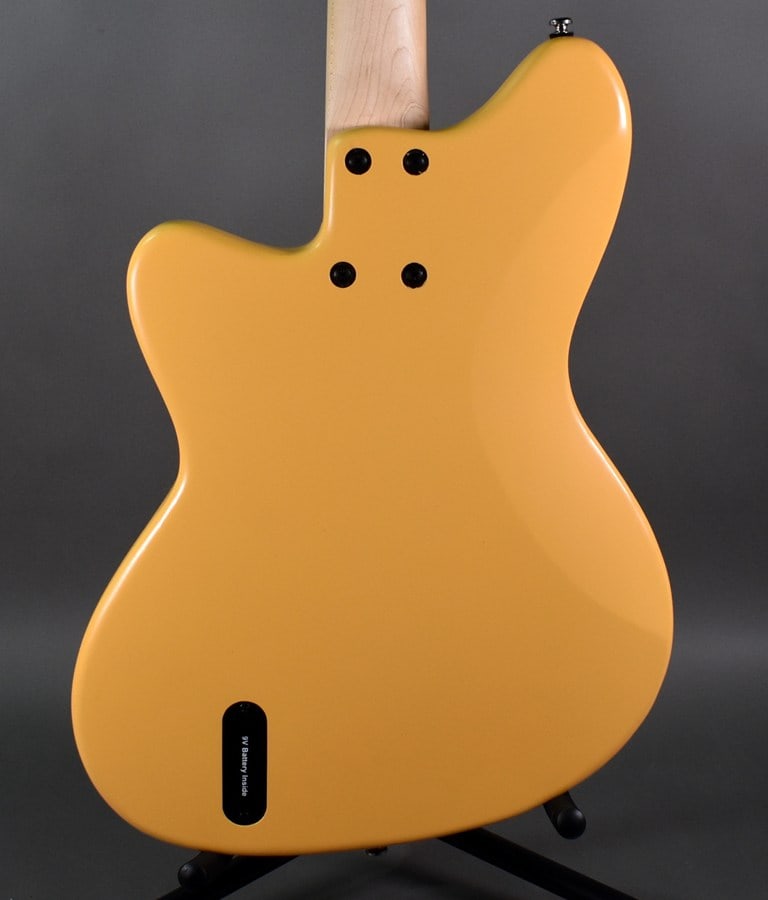 2018 Ibanez TMB100M Talman Bass Guitar in Mustard Yellow Flat Finish with Access Hard Case - 8