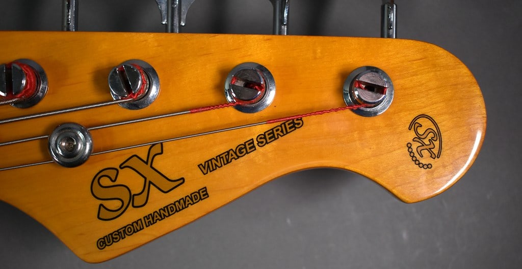 2009 SX Vintage Series Bass Guitar in Black Finish - 14
