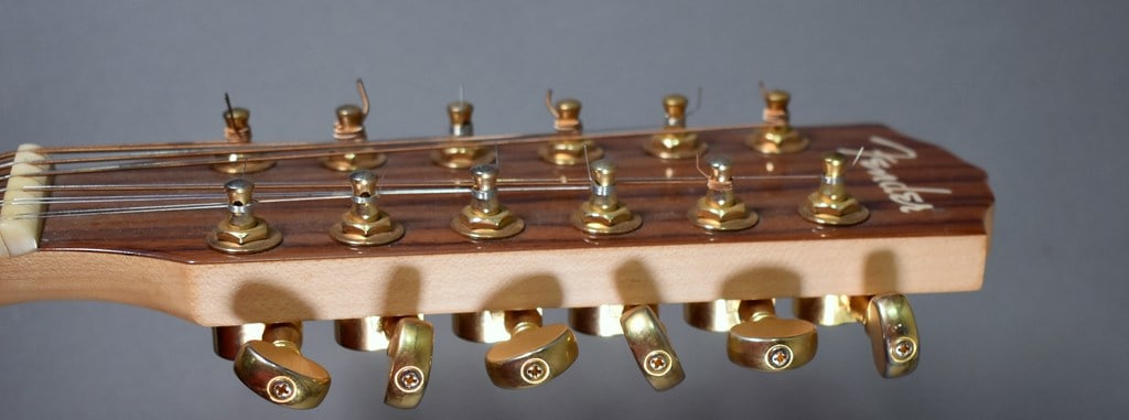 2012 Fender CJ-290SCE-12 Jumbo Sweetwater 12-string Acoustic-Electric Guitar, Natural Finish - 11