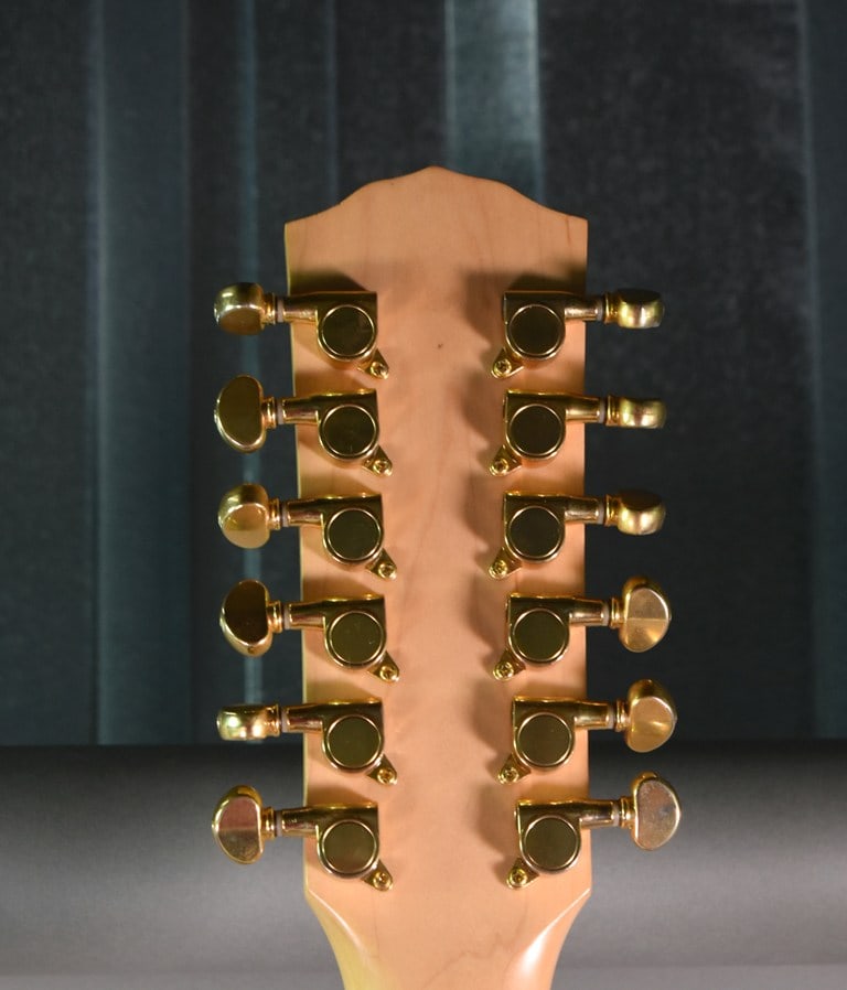 2012 Fender CJ-290SCE-12 Jumbo Sweetwater 12-string Acoustic-Electric Guitar, Natural Finish - 15