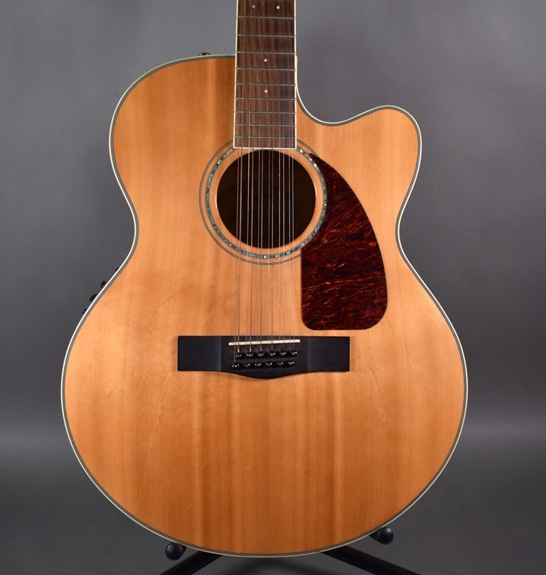 2012 Fender CJ-290SCE-12 Jumbo Sweetwater 12-string Acoustic-Electric Guitar, Natural Finish - 2