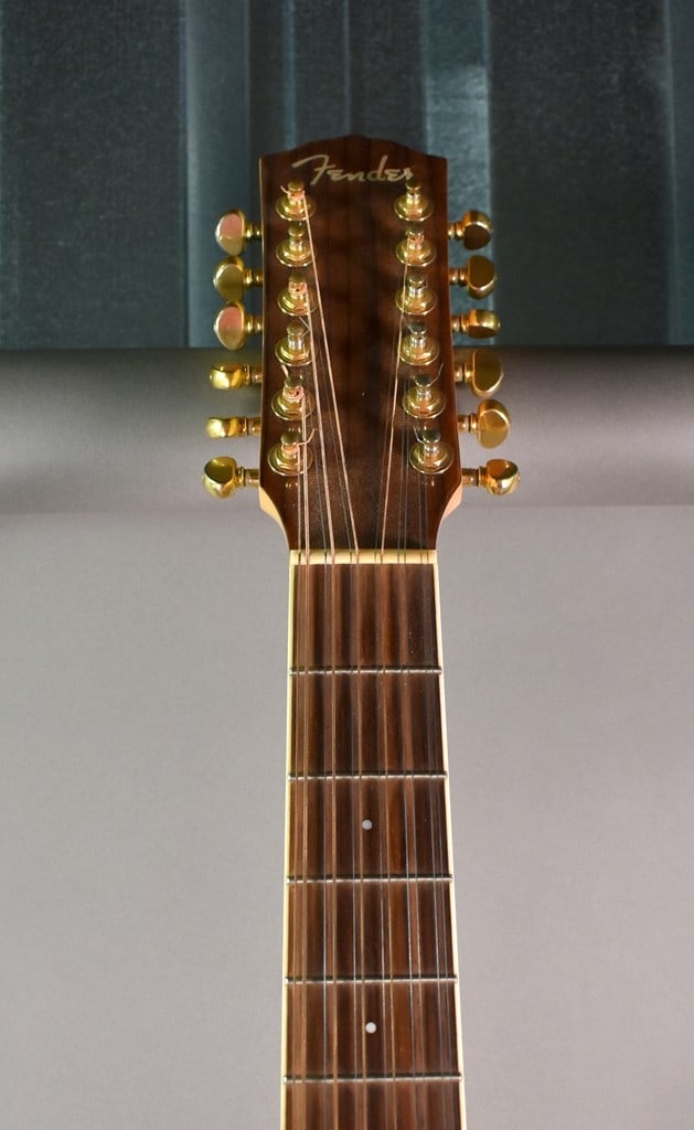 2012 Fender CJ-290SCE-12 Jumbo Sweetwater 12-string Acoustic-Electric Guitar, Natural Finish - 6