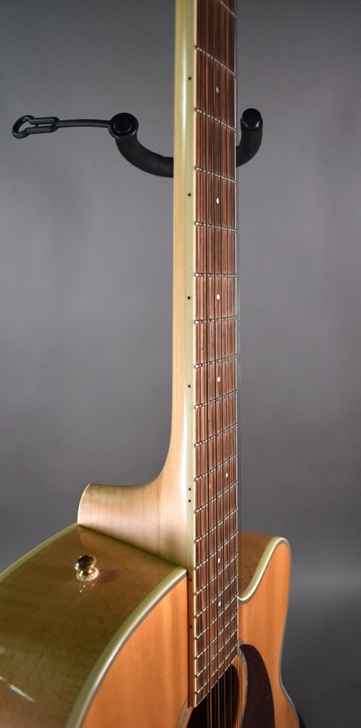 2012 Fender CJ-290SCE-12 Jumbo Sweetwater 12-string Acoustic-Electric Guitar, Natural Finish - 8