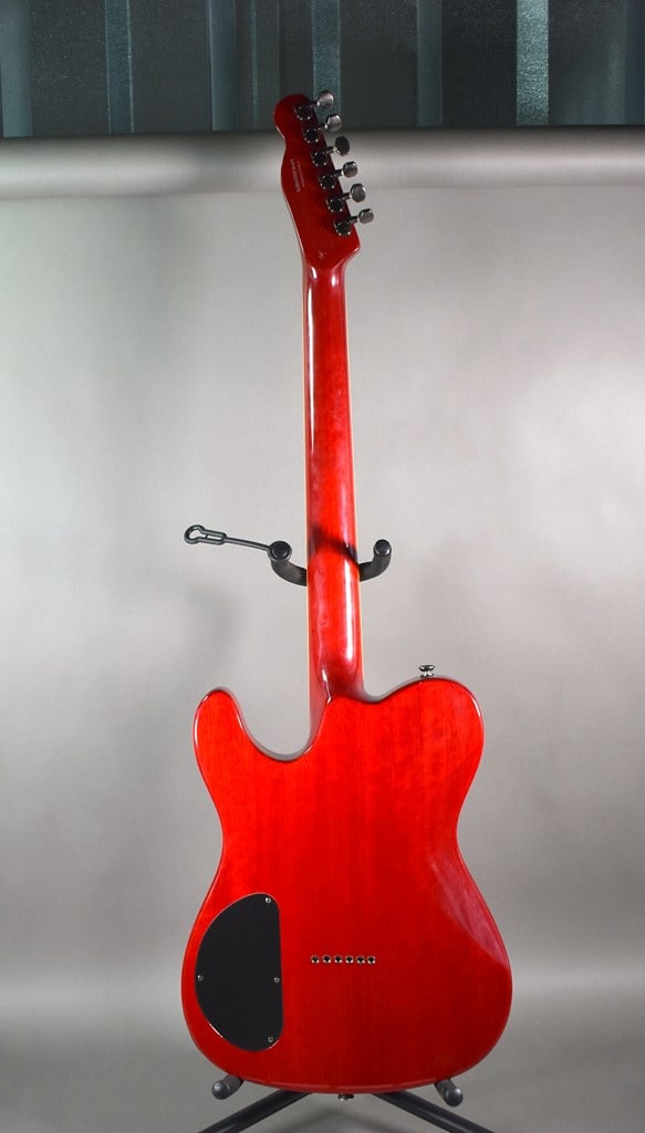2009 Fender Special Edition Custom Telecaster FMT HH in Transparent Crimson with Vintage Hard Case - 10