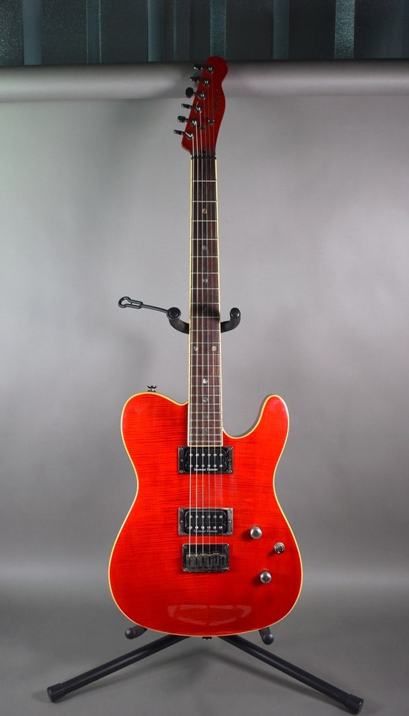 2009 Fender Special Edition Custom Telecaster FMT HH in Transparent Crimson with Vintage Hard Case (1 of 14)