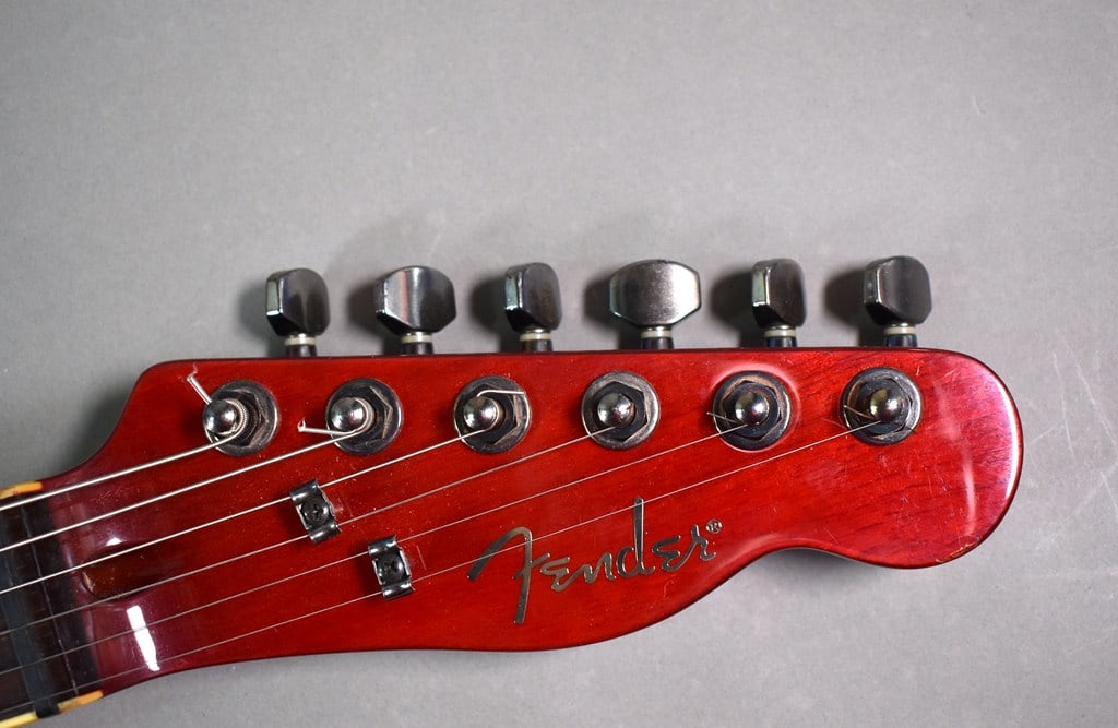 2009 Fender Special Edition Custom Telecaster FMT HH in Transparent Crimson with Vintage Hard Case - 6