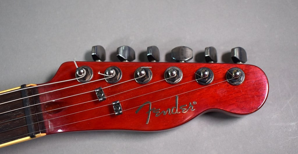 2009 Fender Special Edition Custom Telecaster FMT HH in Transparent Crimson with Vintage Hard Case - 7