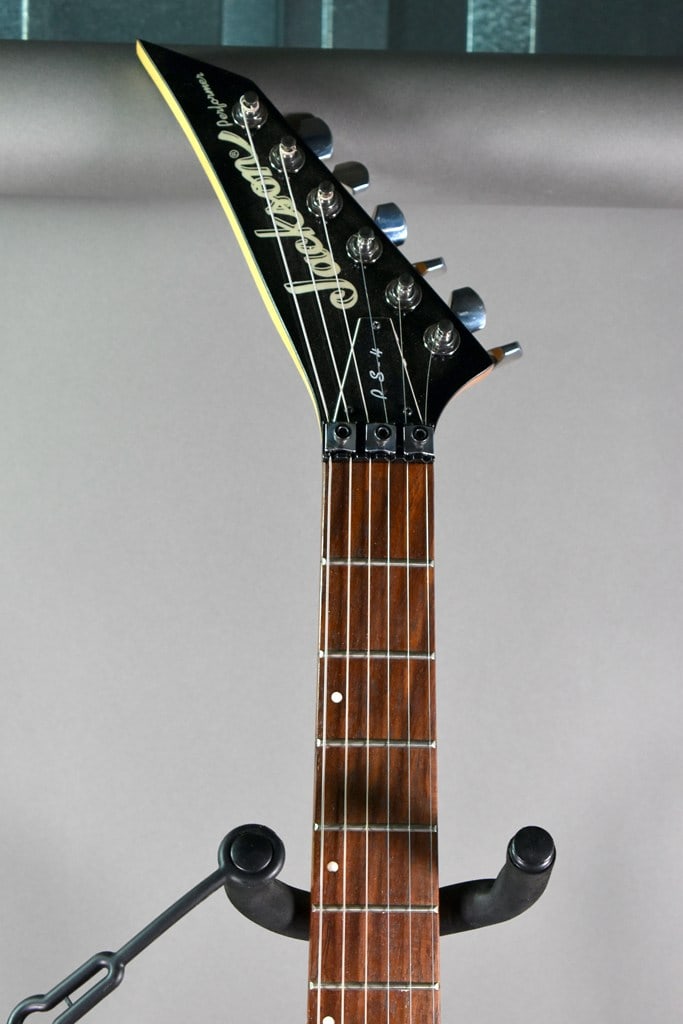 Vintage 1998 Jackson Performer PS4 Electric Guitar with Green Flame Finish - 7