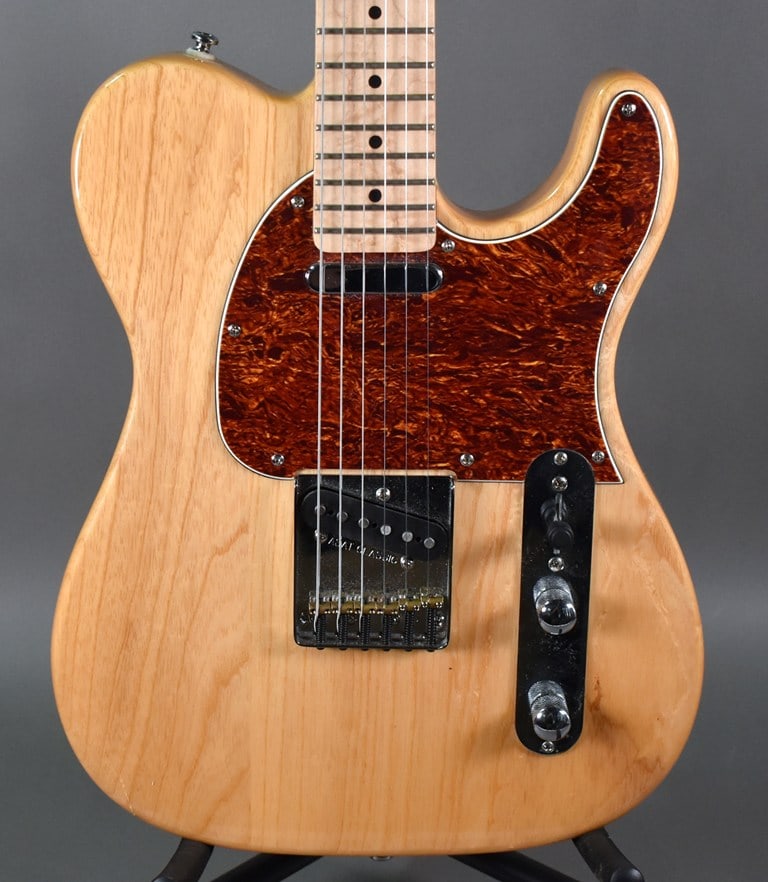 2017 G&L Tribute Series ASAT Classic Electric Guitar in Natural Finish - 2