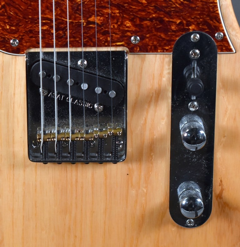 2017 G&L Tribute Series ASAT Classic Electric Guitar in Natural Finish - 3