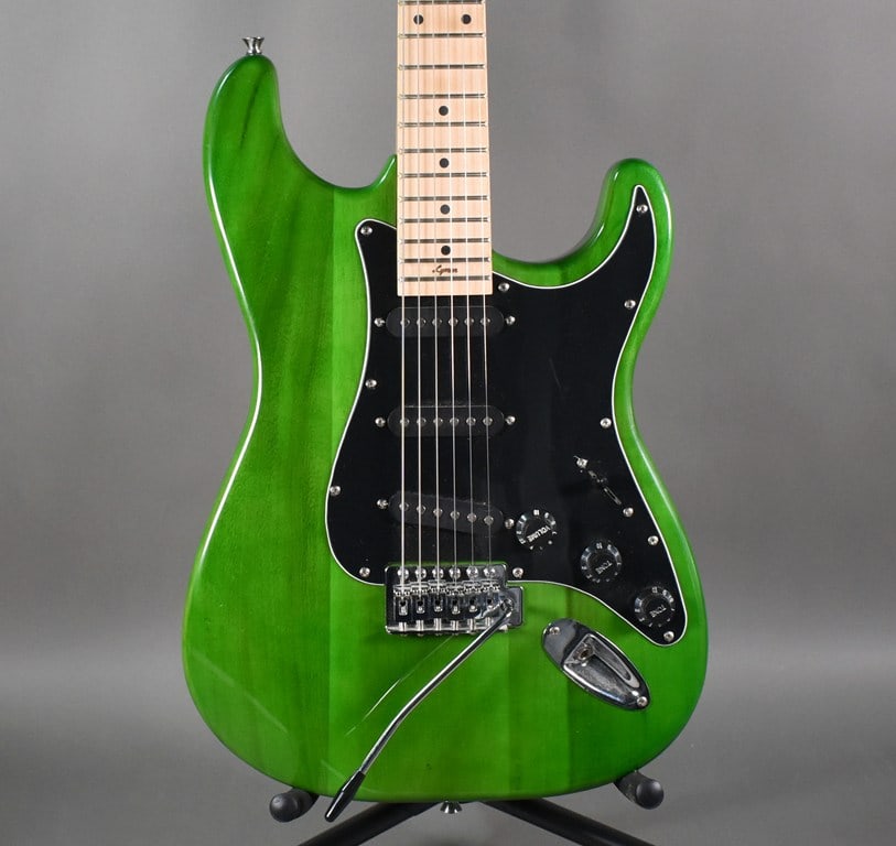 2020 Lyman LS-150 Stratocaster-Style Electric Guitar in Green Finish - 14