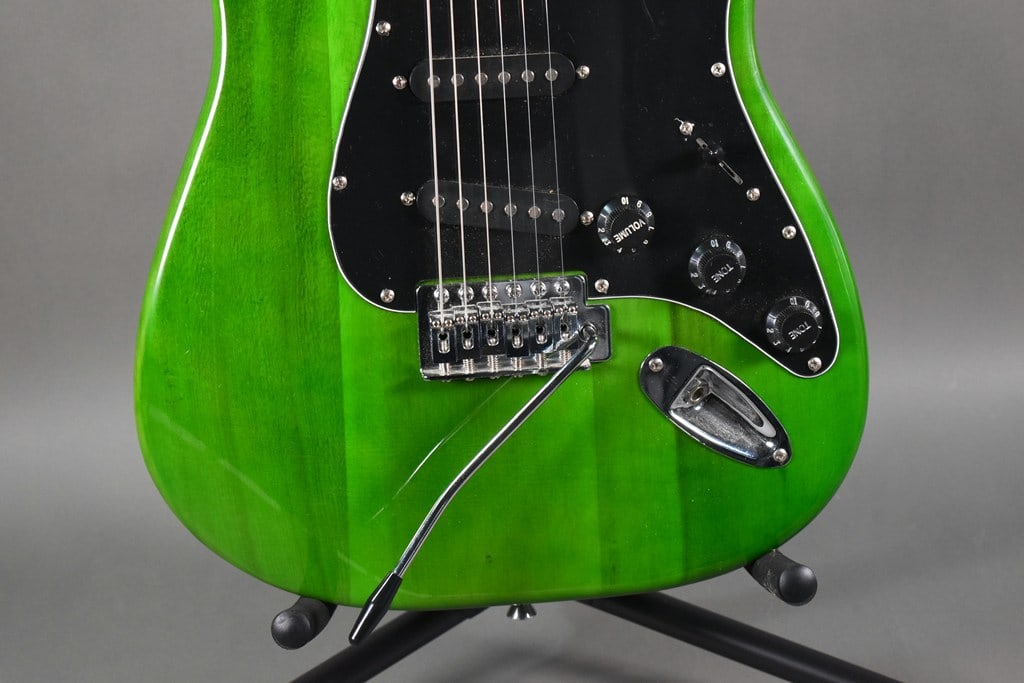 2020 Lyman LS-150 Stratocaster-Style Electric Guitar in Green Finish - 15
