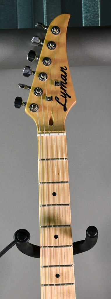 2020 Lyman LS-150 Stratocaster-Style Electric Guitar in Green Finish - 18