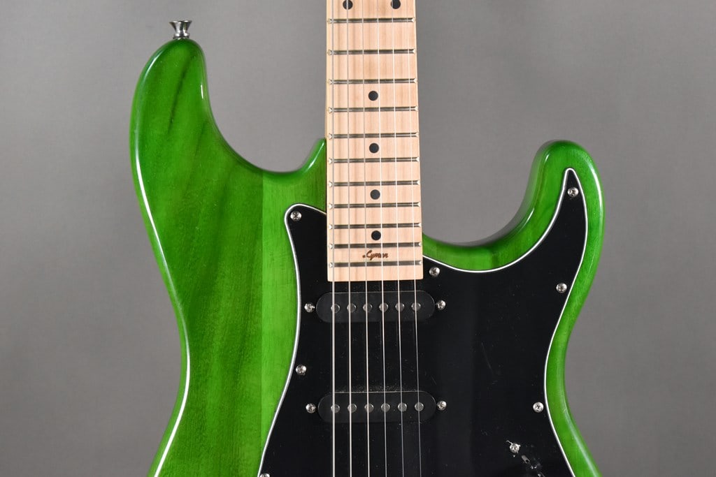 2020 Lyman LS-150 Stratocaster-Style Electric Guitar in Green Finish - 4