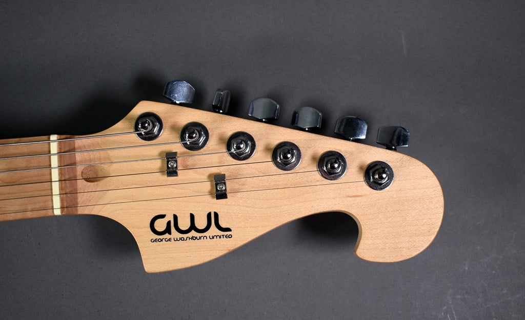 2000s George Washburn Limited (GWL) Stratocaster-Style Electric Guitar with Gig Bag - 13