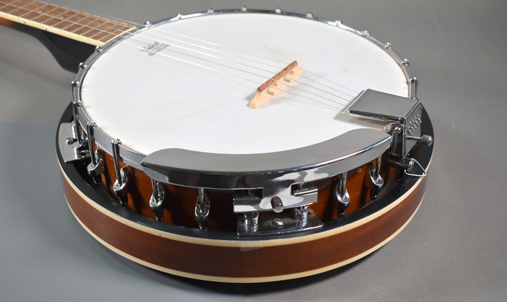 Contemporary Lyman 5-String Bluegrass Banjo in Sunburst Finish - 11