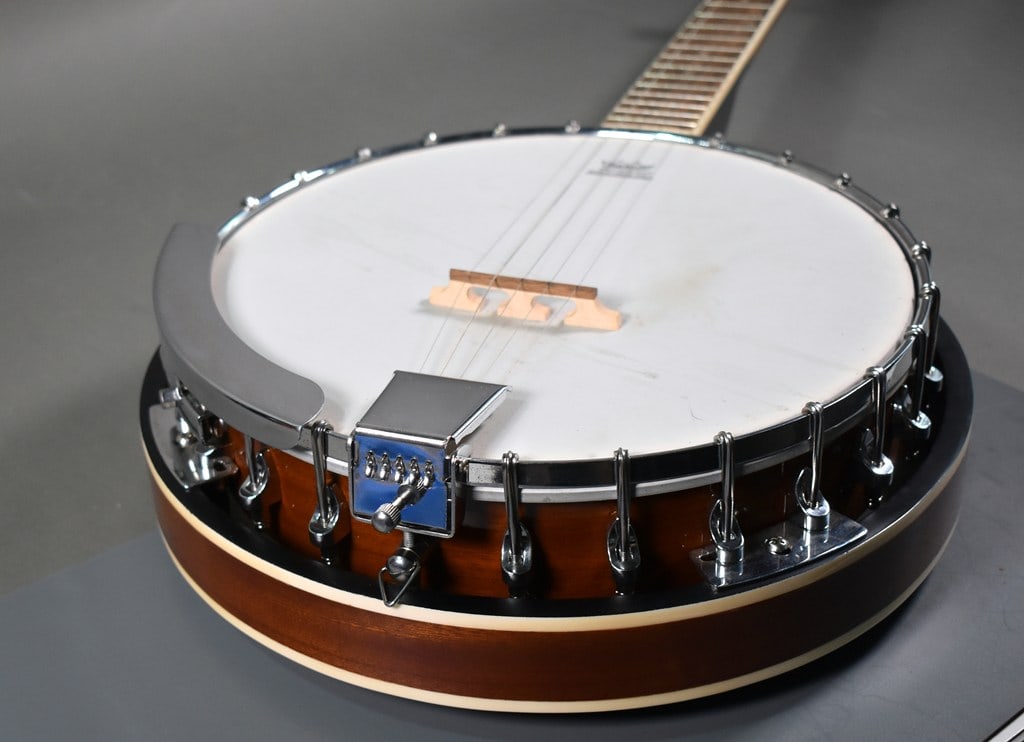 Contemporary Lyman 5-String Bluegrass Banjo in Sunburst Finish - 9