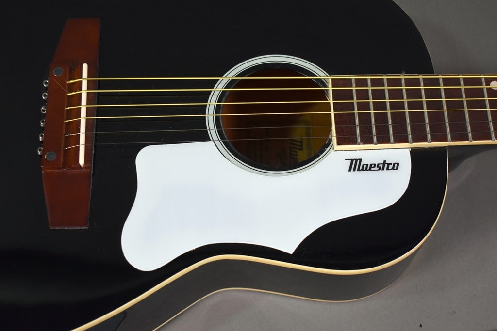 2017 Maestro by Gibson 30" Mini-Acoustic Guitar in Ebony Finish - 12