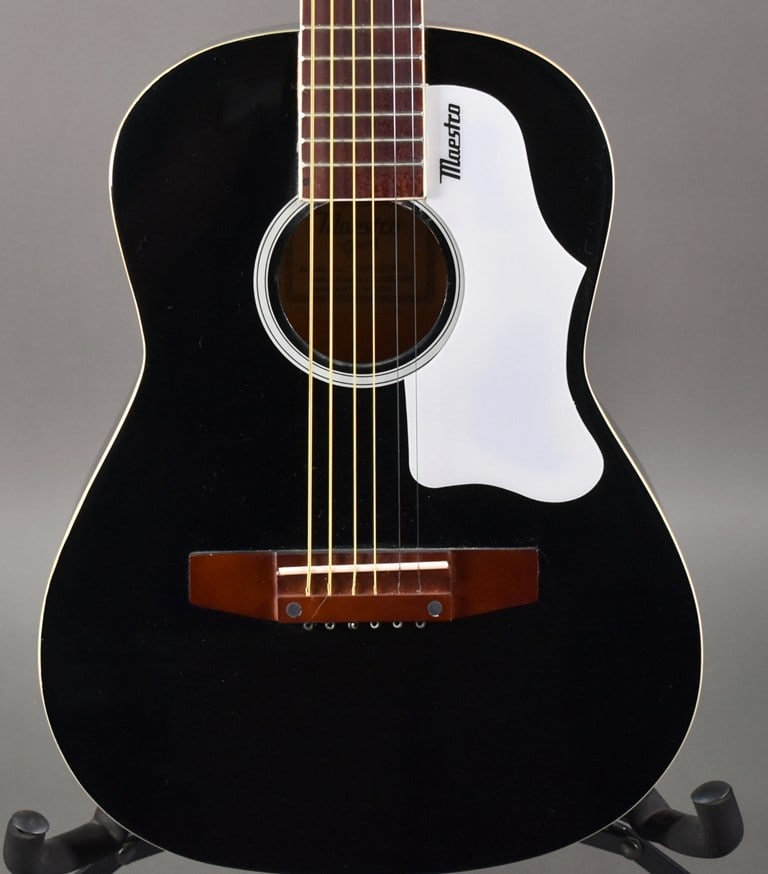 2017 Maestro by Gibson 30" Mini-Acoustic Guitar in Ebony Finish - 3