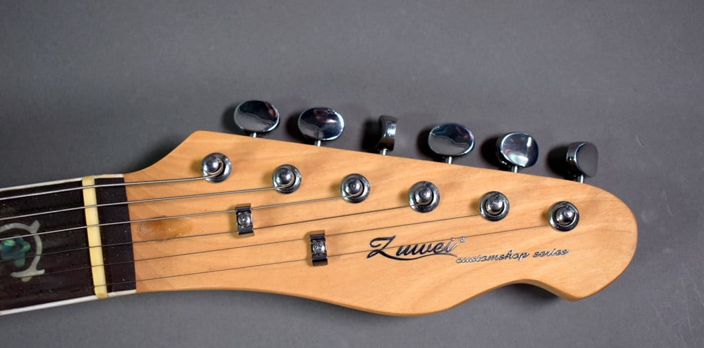 2020s Zuwei Customshop Series Orange Thinline Telecaster-Style Semi-Hollow Body Electric Guitar - 10