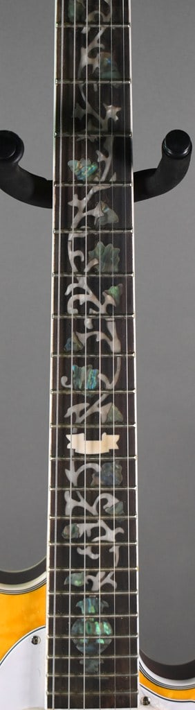2020s Zuwei Customshop Series Orange Thinline Telecaster-Style Semi-Hollow Body Electric Guitar - 5