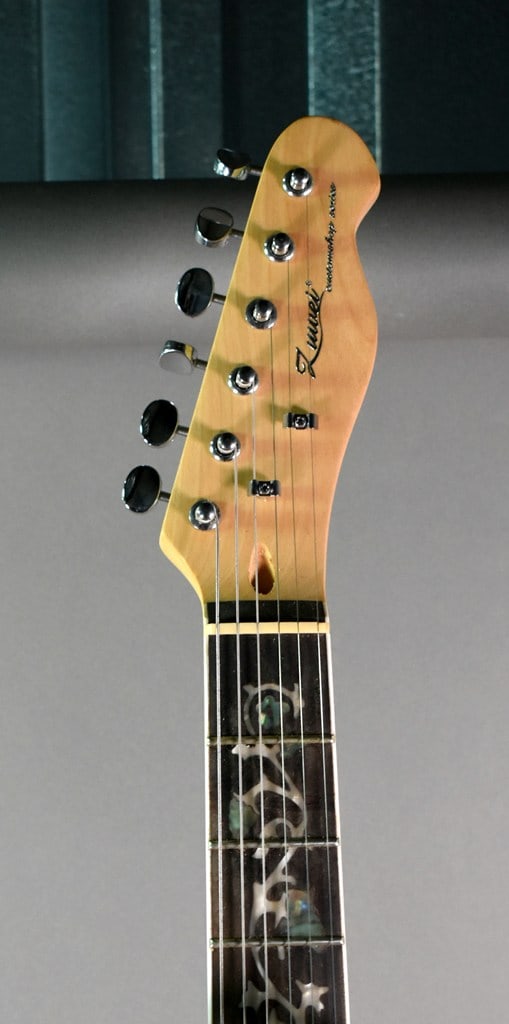 2020s Zuwei Customshop Series Orange Thinline Telecaster-Style Semi-Hollow Body Electric Guitar - 6