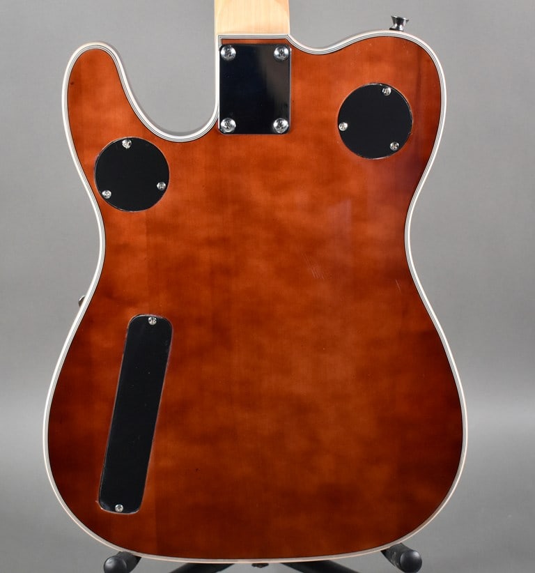 2020s Zuwei Customshop Series Orange Thinline Telecaster-Style Semi-Hollow Body Electric Guitar - 9