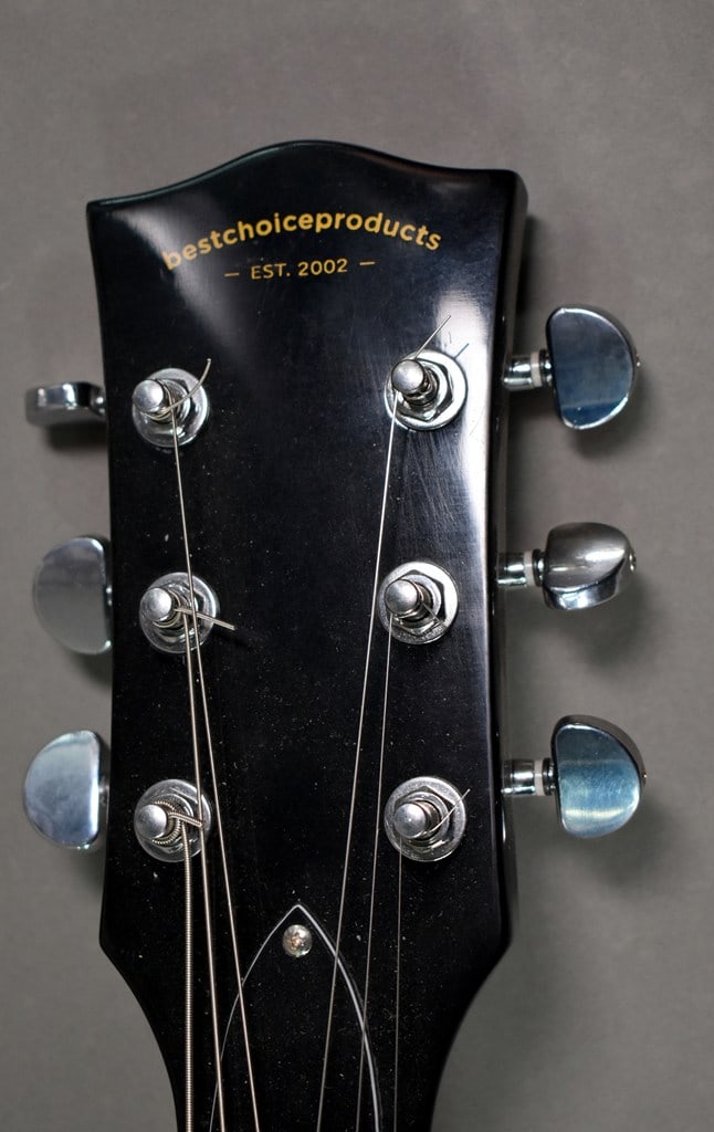 2020 Best Choice Products Semi-Hollow Body Electric Guitar, Vintage Sunburst Finish - 11