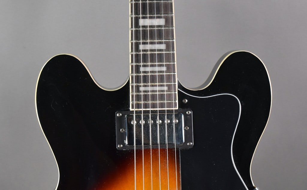 2020 Best Choice Products Semi-Hollow Body Electric Guitar, Vintage Sunburst Finish - 4
