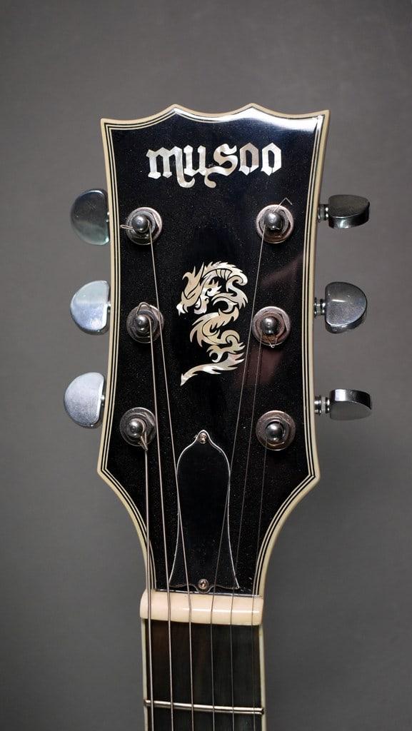 2020 Musoo 335-Style Semi-Hollow Body Jazz Electric Guitar, Cherry Burst Finish - 12