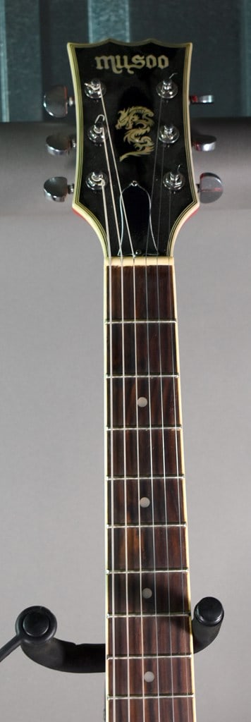 2020 Musoo 335-Style Semi-Hollow Body Jazz Electric Guitar, Cherry Burst Finish - 6