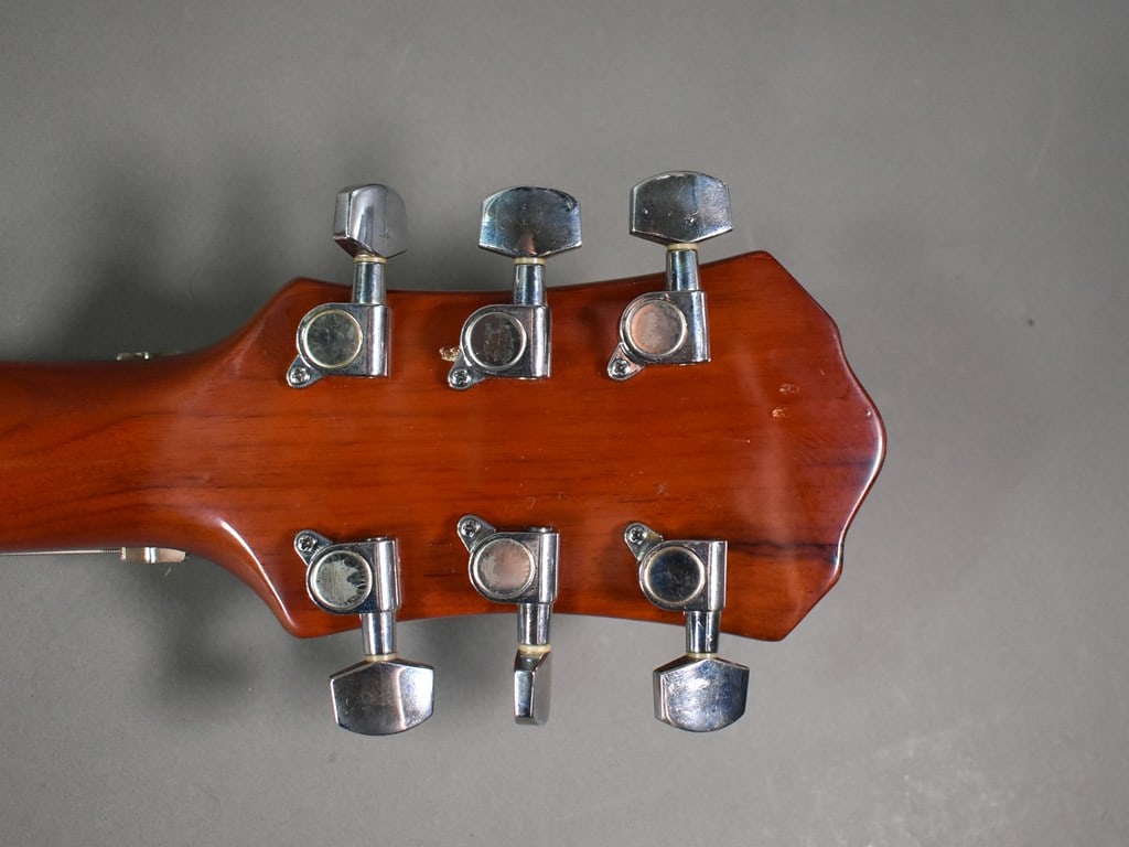 Vintage Laurel Round Neck Spider-Bridge Resonator Guitar or Dobro in Metallic Blue Finish (Projec... - 16