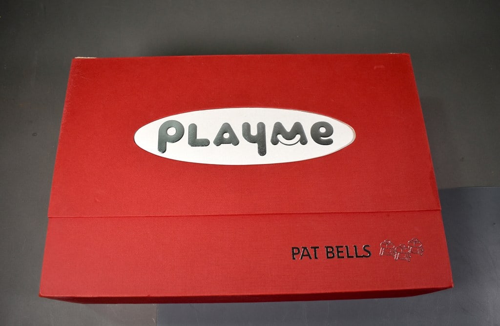 Modern Playme Pat Bells 8-Diatonic Color-Coded Bell Set with Music Cards and Box: Excellent condition. Please read “Auction Details” / “Terms of Sale” for preview, payment, pickup, shipping and other instructions. Lot includes the item(s) described in the ti