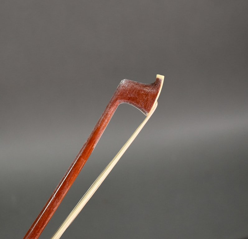 Tourte-style Brazilwood 29.5” Violin Bow, Palisander Brazilian Rosewood Frog, Made in Germany - 7