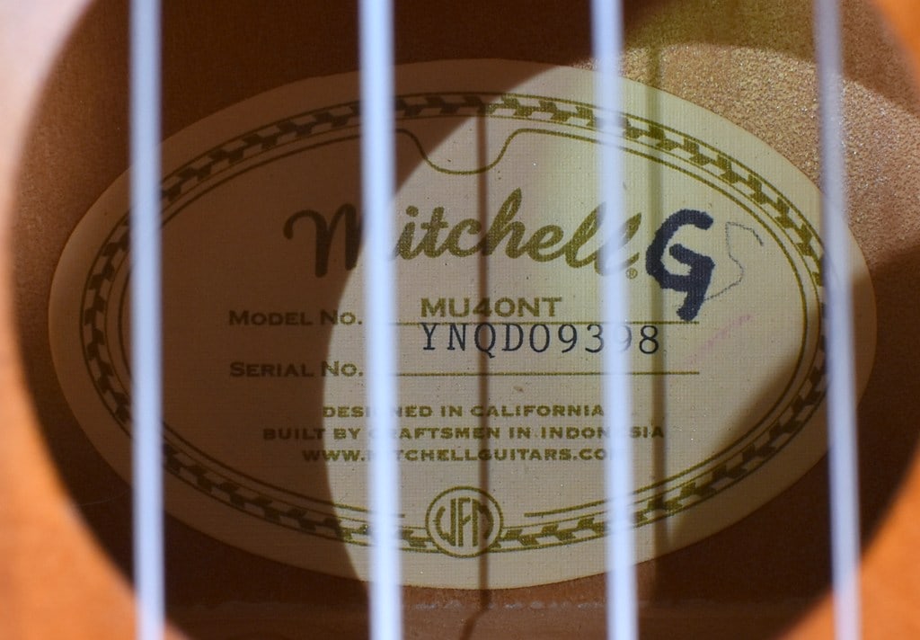 Mitchell MU40NT Soprano Ukulele In Lindenwood Natural Finish - 8