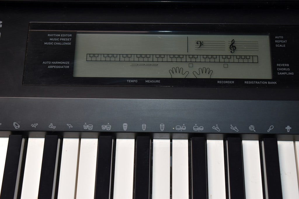 Black Casio CDP-220R 88-Key Digital Piano with Sustain Pedal, Stand and Bench Seat - 10