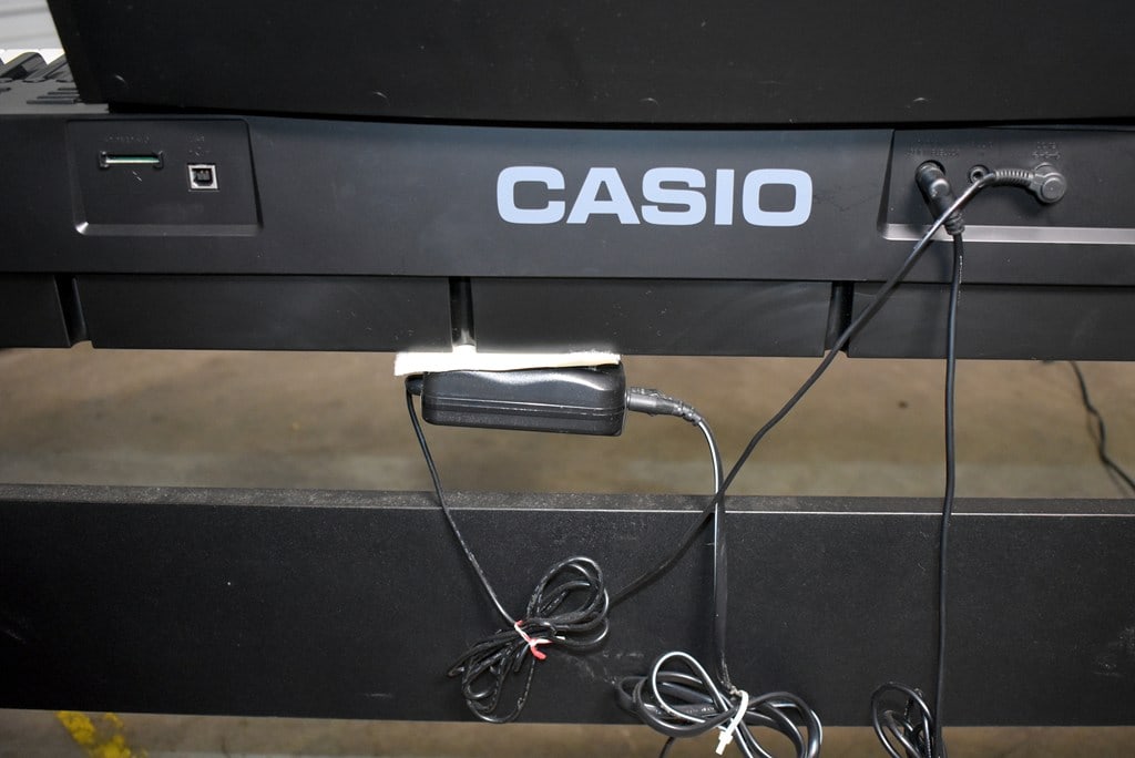 Black Casio CDP-220R 88-Key Digital Piano with Sustain Pedal, Stand and Bench Seat - 14
