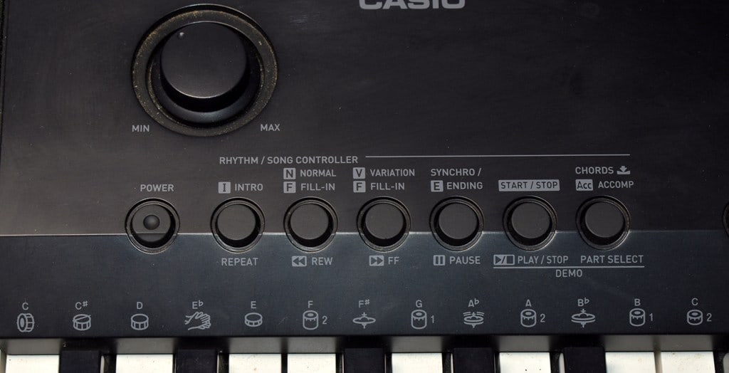 Black Casio CDP-220R 88-Key Digital Piano with Sustain Pedal, Stand and Bench Seat - 8