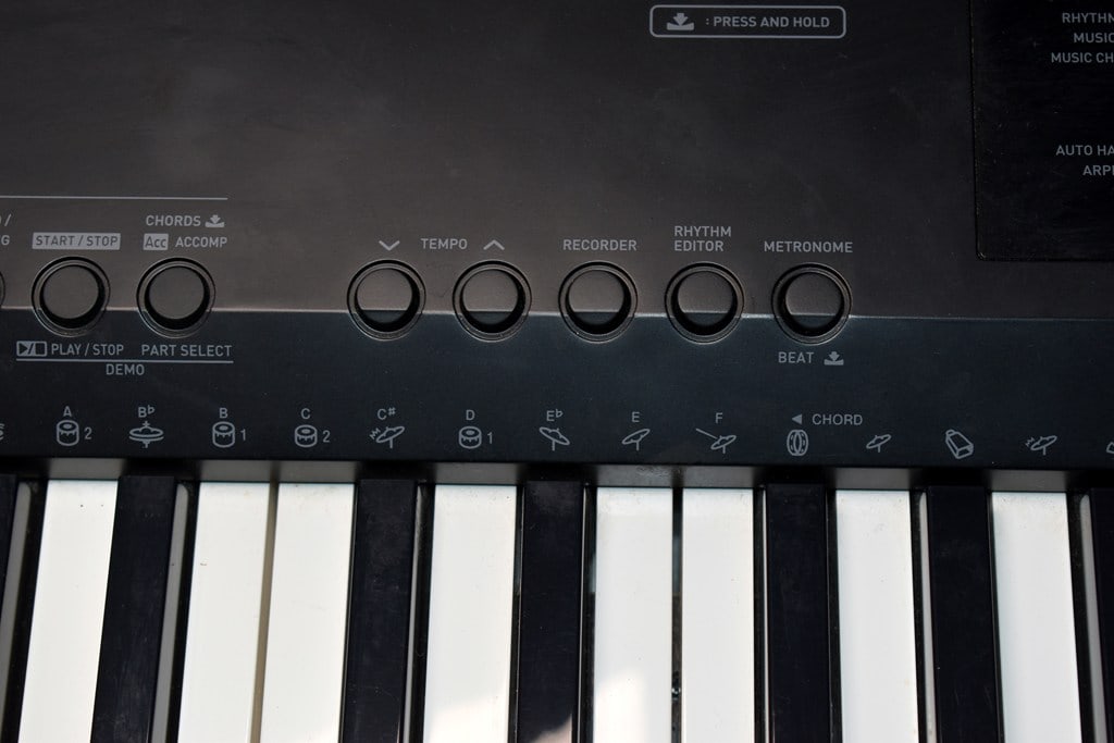 Black Casio CDP-220R 88-Key Digital Piano with Sustain Pedal, Stand and Bench Seat - 9