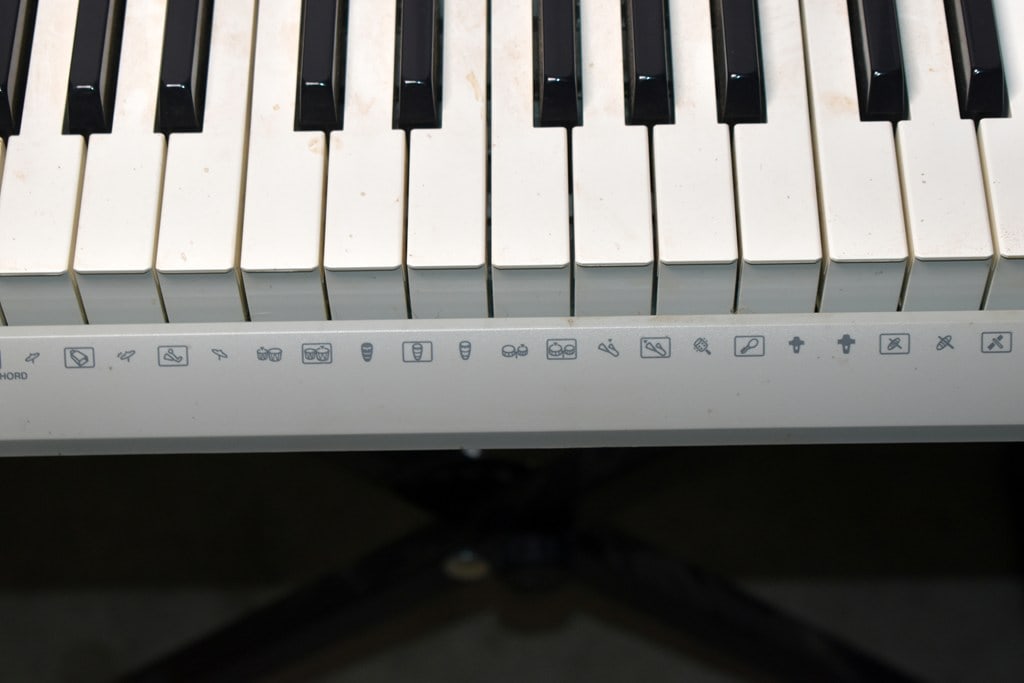 Pair of Casio WK-220 76-Key Portable Keyboards & Stands and One Bench Seat - 12