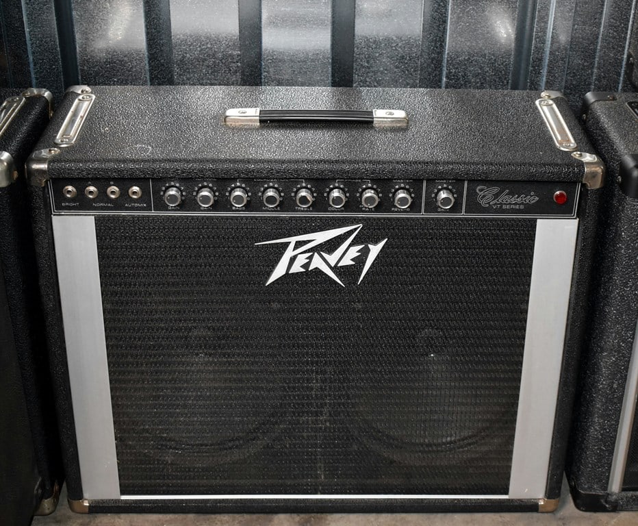 Vtg. 1978 Peavey 212 Classic VT Series 2-Chan. 50 W Guitar Amp w/ SS Preamp & Tube Power Section