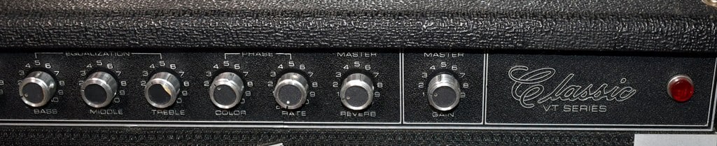 Vtg. 1978 Peavey 212 Classic VT Series 2-Chan. 50 W Guitar Amp w/ SS Preamp & Tube Power Section - 2