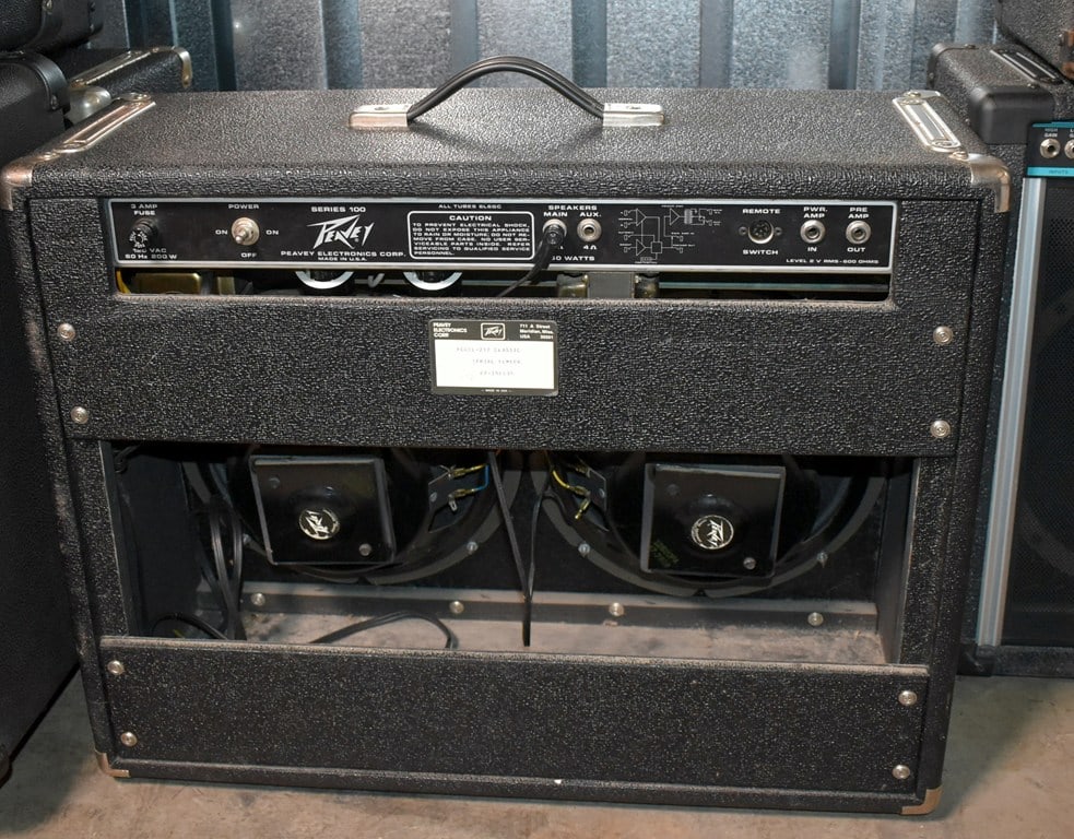 Vtg. 1978 Peavey 212 Classic VT Series 2-Chan. 50 W Guitar Amp w/ SS Preamp & Tube Power Section - 4